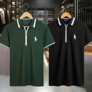 Premium China Fabric Zipper Polo Combo