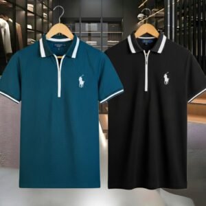 Premium China Fabric Zipper Polo Combo