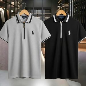 Premium China Fabric Zipper Polo Combo